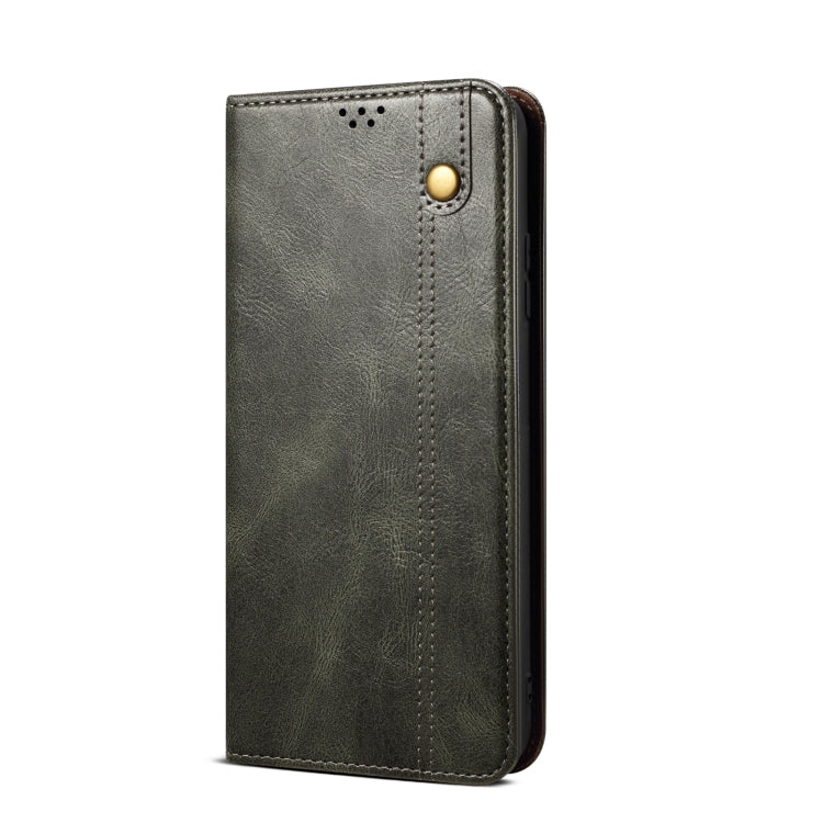 For Xiaomi Redmi K70/K70 Pro Oil Wax Crazy Horse Texture Leather Phone Case(Green) - Xiaomi Cases by PMC Jewellery | Online Shopping South Africa | PMC Jewellery | Buy Now Pay Later Mobicred