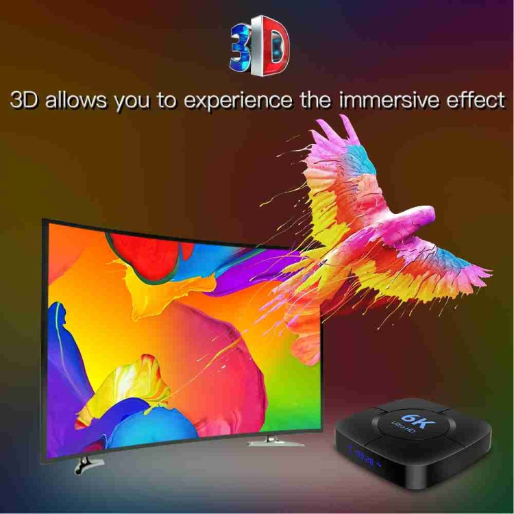 6K Ultra HD Android 12.0 Smart TV Box with Remote Control, 4GB+32GB, Allwinner H616 1.5GHZ Quad-Core(US Plug) - free shipping - PMC TechLife - Order now!