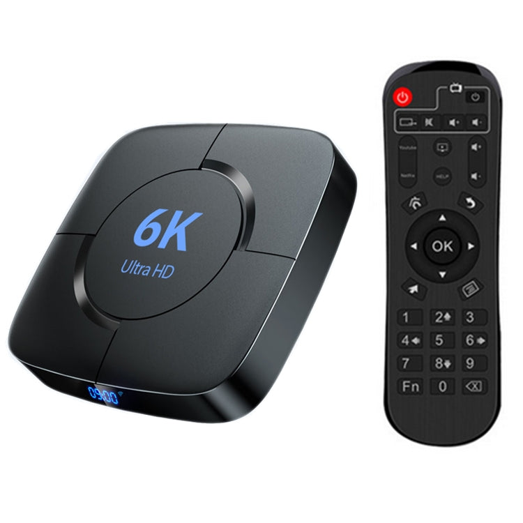 6K Ultra HD Android 12.0 Smart TV Box with Remote Control, 4GB+32GB, Allwinner H616 1.5GHZ Quad-Core(UK Plug) - Others by PMC TechLife | Online Shopping South Africa | PMC TechLife | Buy Now Pay Later Mobicred
