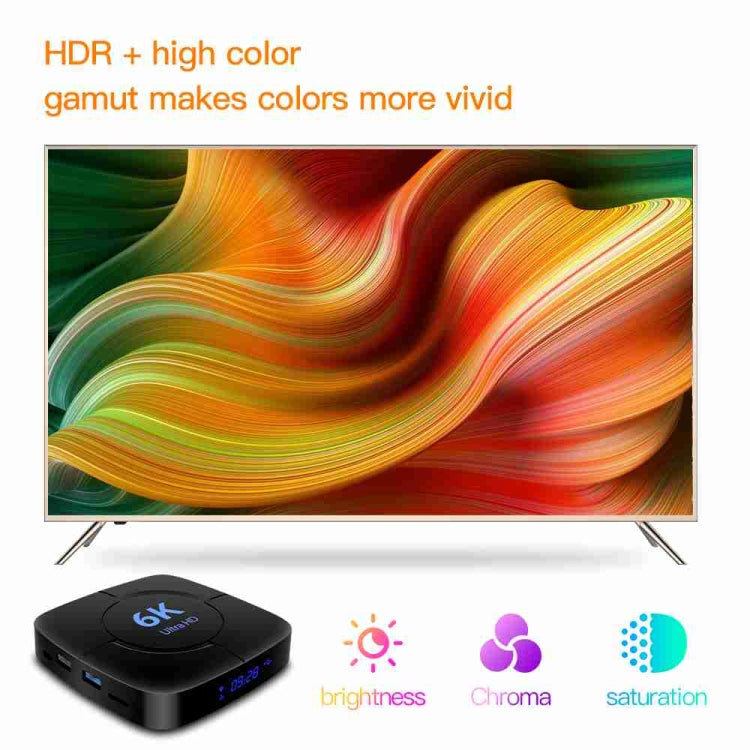 6K Ultra HD Android 12.0 Smart TV Box with Remote Control, 4GB+32GB, Allwinner H616 1.5GHZ Quad-Core(UK Plug) - Others by PMC TechLife | Online Shopping South Africa | PMC TechLife | Buy Now Pay Later Mobicred