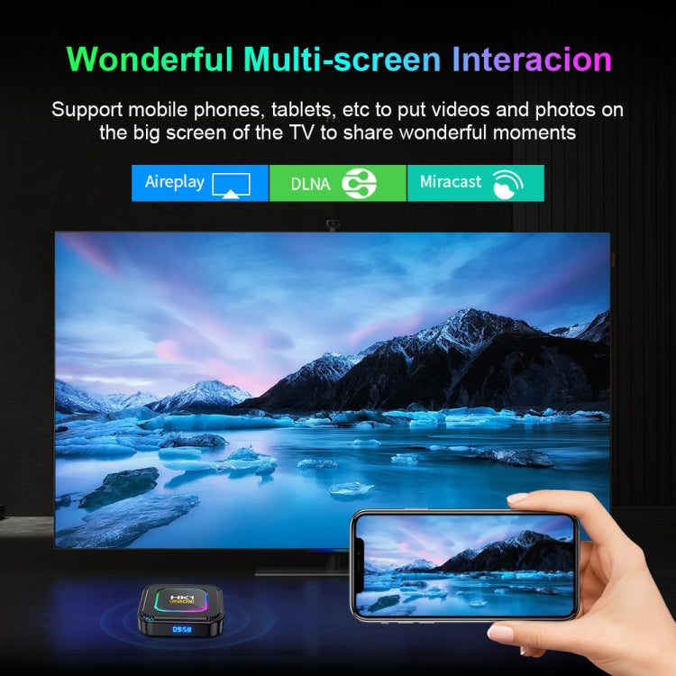 HK1 RBOX K8 8K Android 13.0 Smart TV Box with Remote Control, 4GB+128GB, RK3528 Quad-Core(US Plug) - Others by PMC TechLife | Online Shopping South Africa | PMC TechLife | Buy Now Pay Later Mobicred