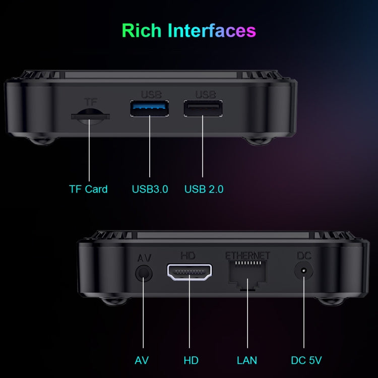 HK1 RBOX K8 8K Android 13.0 Smart TV Box with Remote Control, 4GB+64GB, RK3528 Quad-Core(UK Plug) - Others by PMC TechLife | Online Shopping South Africa | PMC TechLife | Buy Now Pay Later Mobicred