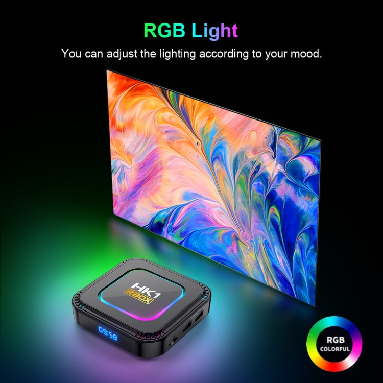 HK1 RBOX K8 8K Android 13.0 Smart TV Box with Remote Control, 2GB+16GB, RK3528 Quad-Core(UK Plug) - Others by PMC TechLife | Online Shopping South Africa | PMC TechLife | Buy Now Pay Later Mobicred