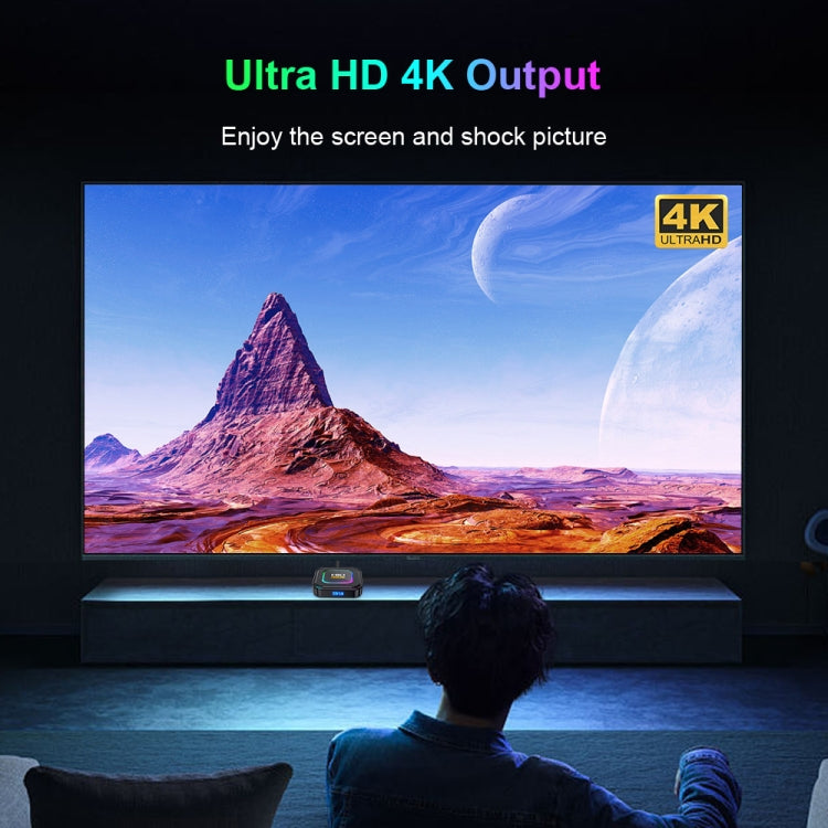HK1 RBOX K8 8K Android 13.0 Smart TV Box with Remote Control, 4GB+128GB, RK3528 Quad-Core(US Plug) - Others by PMC TechLife | Online Shopping South Africa | PMC TechLife | Buy Now Pay Later Mobicred