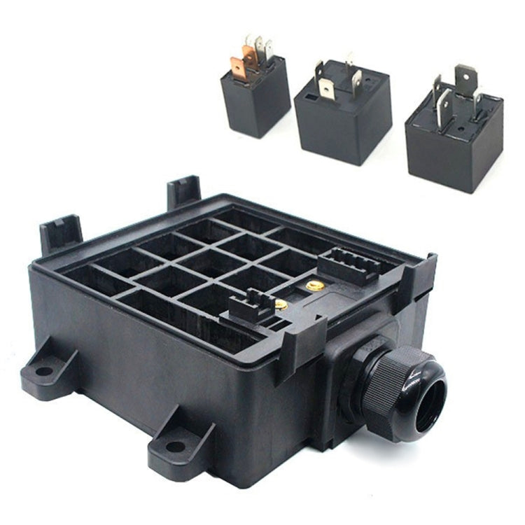 24V 5 Pin Car RV Waterproof Fuse Relay Box Car Modified Multi-Light Control Fuse Box - Fuse by PMC TechLife | Online Shopping South Africa | PMC TechLife | Buy Now Pay Later Mobicred