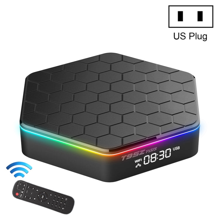 T95Z Plus 8K WiFi6 Android 12.0 Smart TV Box with Remote Control, 4GB+64GB, Allwinner H618 Quad-Core(US Plug) - Others by PMC TechLife | Online Shopping South Africa | PMC TechLife | Buy Now Pay Later Mobicred