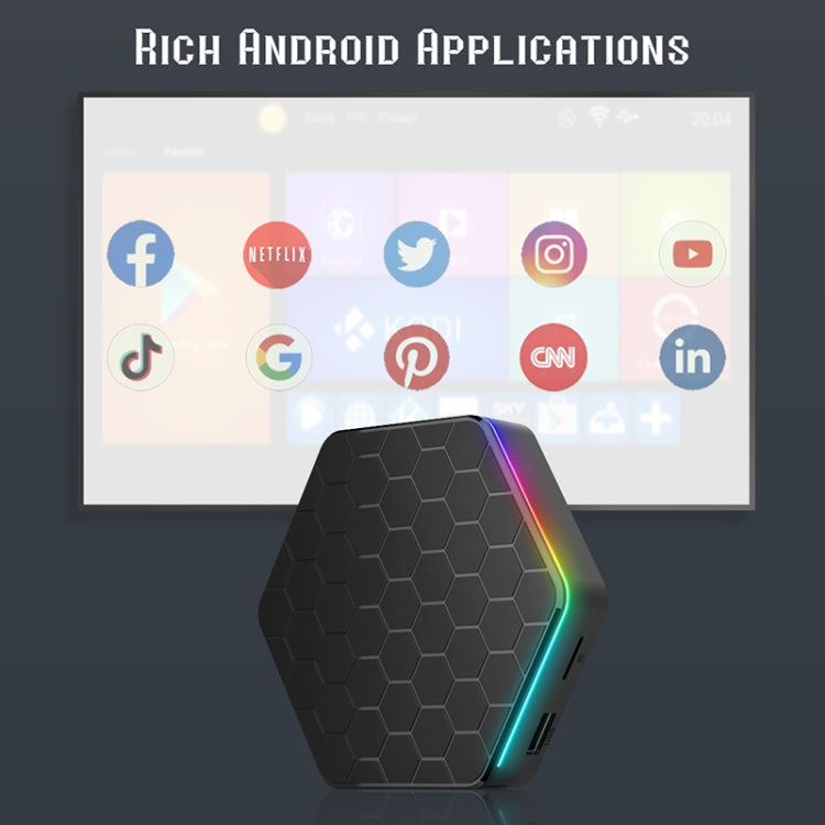 T95Z Plus 8K WiFi6 Android 12.0 Smart TV Box with Remote Control, 4GB+64GB, Allwinner H618 Quad-Core(UK Plug) - Others by PMC TechLife | Online Shopping South Africa | PMC TechLife