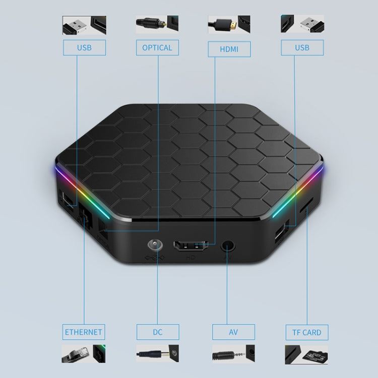T95Z Plus 8K WiFi6 Android 12.0 Smart TV Box with Remote Control, 4GB+32GB, Allwinner H618 Quad-Core(AU Plug) - Others by PMC TechLife | Online Shopping South Africa | PMC TechLife | Buy Now Pay Later Mobicred