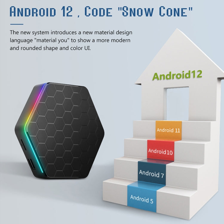 T95Z Plus 8K WiFi6 Android 12.0 Smart TV Box with Remote Control, 4GB+64GB, Allwinner H618 Quad-Core(UK Plug) - Others by PMC TechLife | Online Shopping South Africa | PMC TechLife