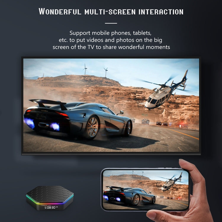 T95Z Plus 8K WiFi6 Android 12.0 Smart TV Box with Remote Control, 4GB+64GB, Allwinner H618 Quad-Core(AU Plug) - Others by PMC TechLife | Online Shopping South Africa | PMC TechLife | Buy Now Pay Later Mobicred