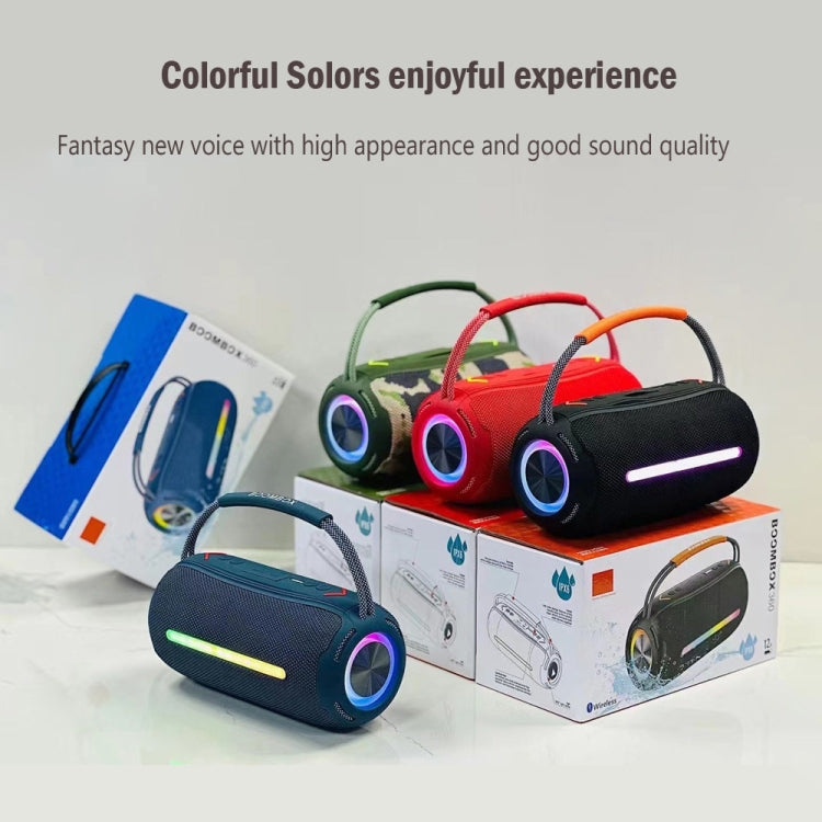T&G X360 20W RGB Colorful Bluetooth Speaker Portable Outdoor 3D Stereo Speaker(Camouflage) - free shipping - PMC Jewellery - Order now!