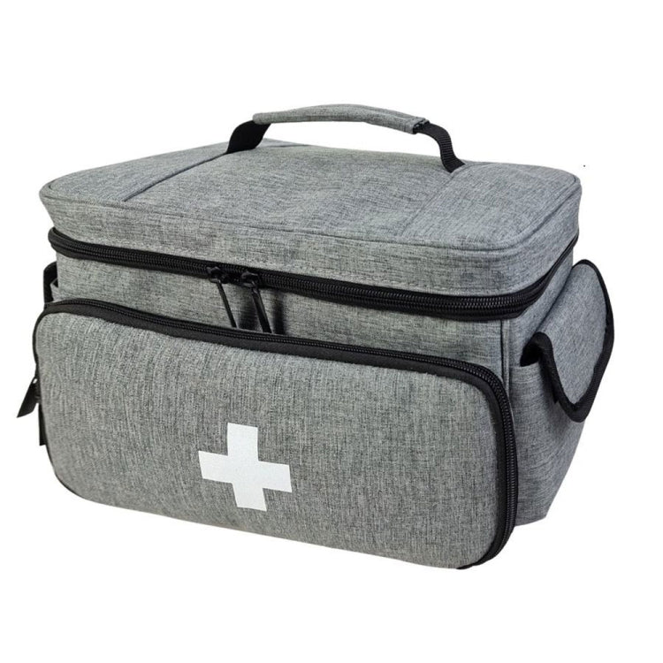 Small Medicine Storage Bag Home First Aid Kit(Grey) - free shipping - PMC TechLife - Order now!