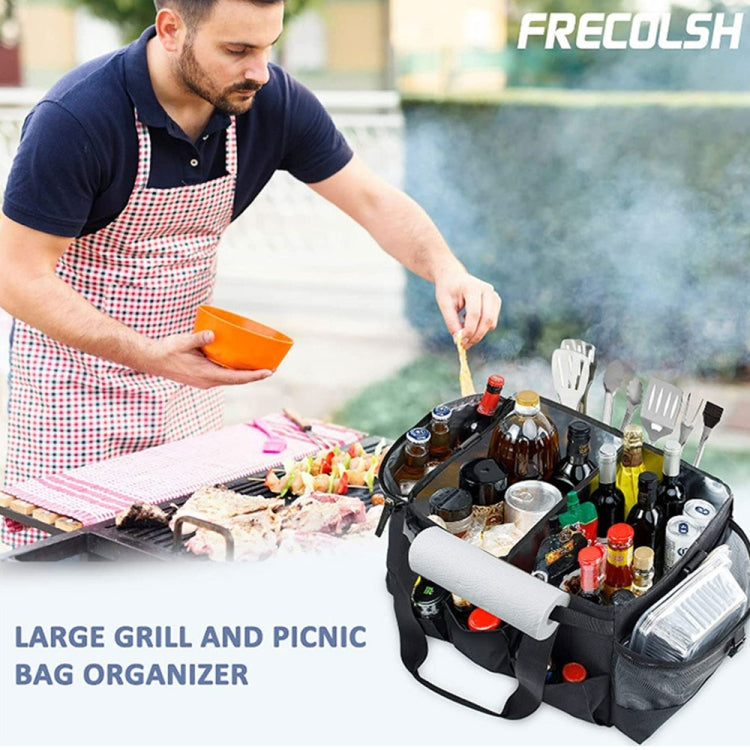 Large Foldable and Portable Outdoor Car Camping Picnic Storage Bag(Grey) - Stowing Tidying by PMC TechLife | Online Shopping South Africa | PMC TechLife | Buy Now Pay Later Mobicred