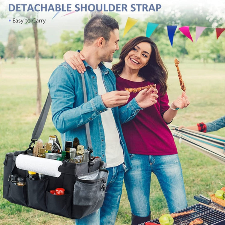 Large Foldable and Portable Outdoor Car Camping Picnic Storage Bag(Grey) - Stowing Tidying by PMC TechLife | Online Shopping South Africa | PMC TechLife | Buy Now Pay Later Mobicred