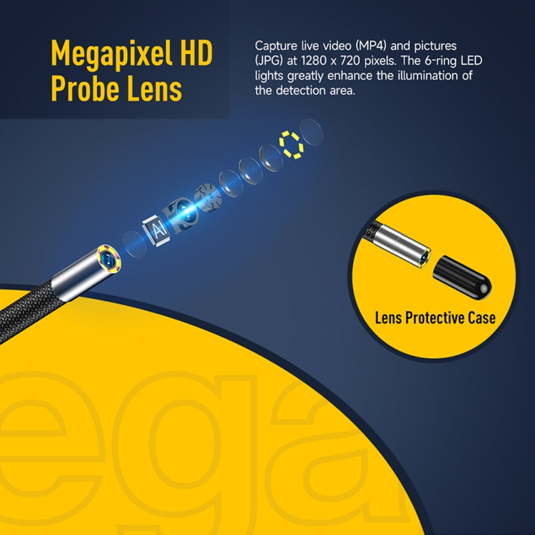 Ulefone uSmart E03 Rotatable Endoscope IP67 Waterproof for Armor 24 / 21 / 19 / 18T / 18T Ultra / Armor Pad(Black) - free shipping - PMC TechLife - Order now!