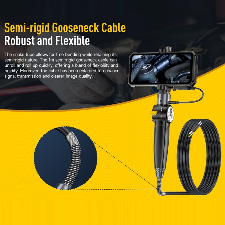 Ulefone uSmart E03 Rotatable Endoscope IP67 Waterproof for Armor 24 / 21 / 19 / 18T / 18T Ultra / Armor Pad(Black) - free shipping - PMC TechLife - Order now!