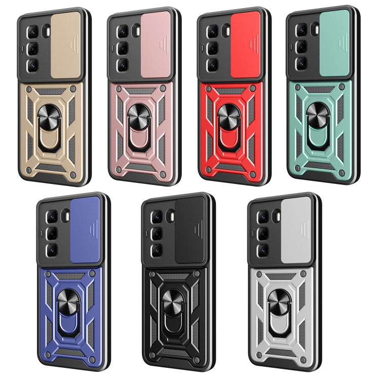For Infinix Hot 50 Pro 4G Sliding Camera Cover Design TPU+PC Phone Case(Red) - free shipping - PMC TechLife - Order now!