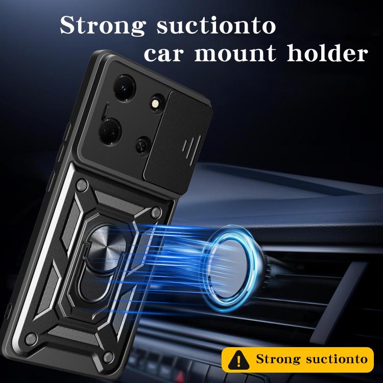 For Infinix Note 30 5G Sliding Camera Cover Design TPU+PC Phone Case(Silver) - free shipping - PMC TechLife - Order now!