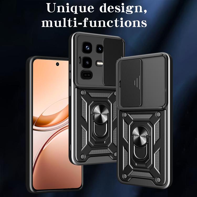 For Infinix Note 50 Pro 4G Sliding Camera Cover Design TPU+PC Phone Case(Rose Gold) - free shipping - PMC TechLife - Order now!