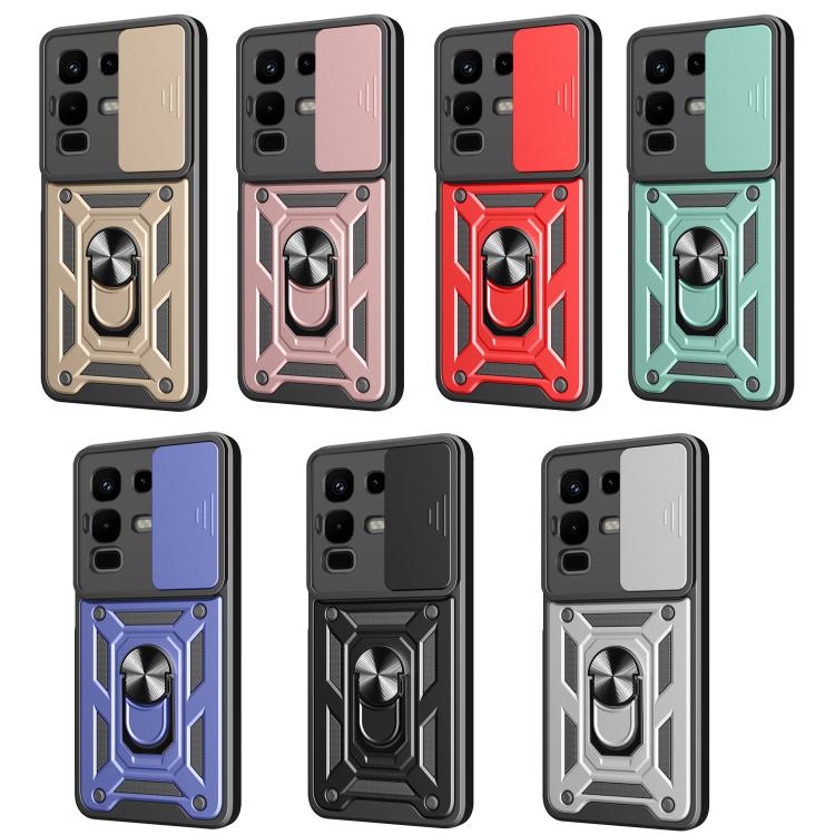 For Infinix Note 50x Sliding Camera Cover Design TPU+PC Phone Case(Blue) - free shipping - PMC TechLife - Order now!