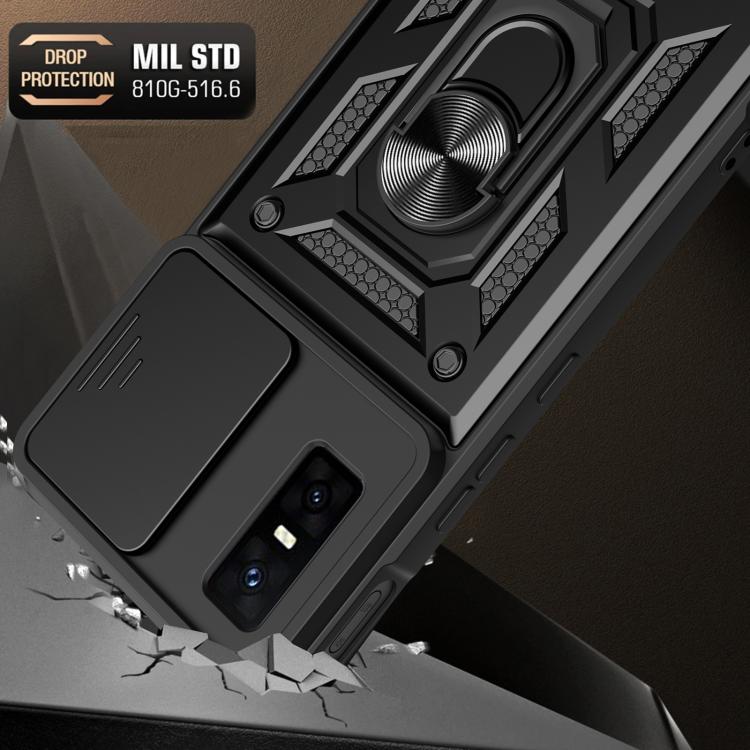 For Infinix GT 30 Pro Sliding Camera Cover Design TPU+PC Phone Case(Red) - free shipping - PMC TechLife - Order now!