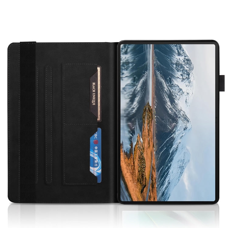 For Honor Pad X8a Tree Life Series Embossed Leather Tablet Case(Black) - Honor by PMC TechLife | Online Shopping South Africa | PMC TechLife | Buy Now Pay Later Mobicred
