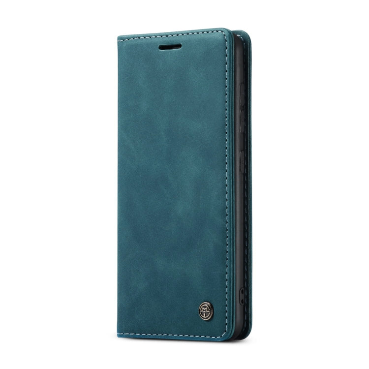 For Samsung Galaxy A21S CaseMe-013 Multifunctional Retro Frosted Horizontal Flip Leather Case with Card Slot & Holder & Wallet(Blue) - free shipping - PMC Jewellery - Order now!