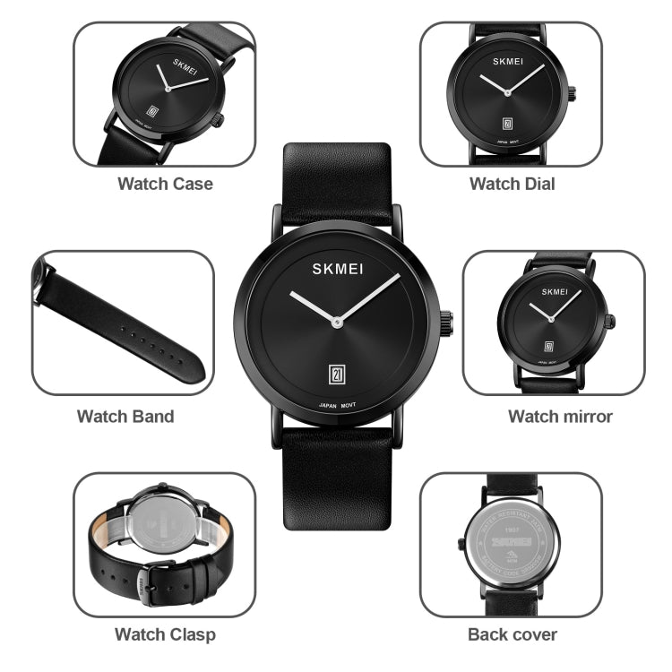 SKMEI 1907 Multifunctional Men 30M Waterproof Fashion Quartz Digital Wrist Watch(Gold) - free shipping - PMC TechLife - Order now!