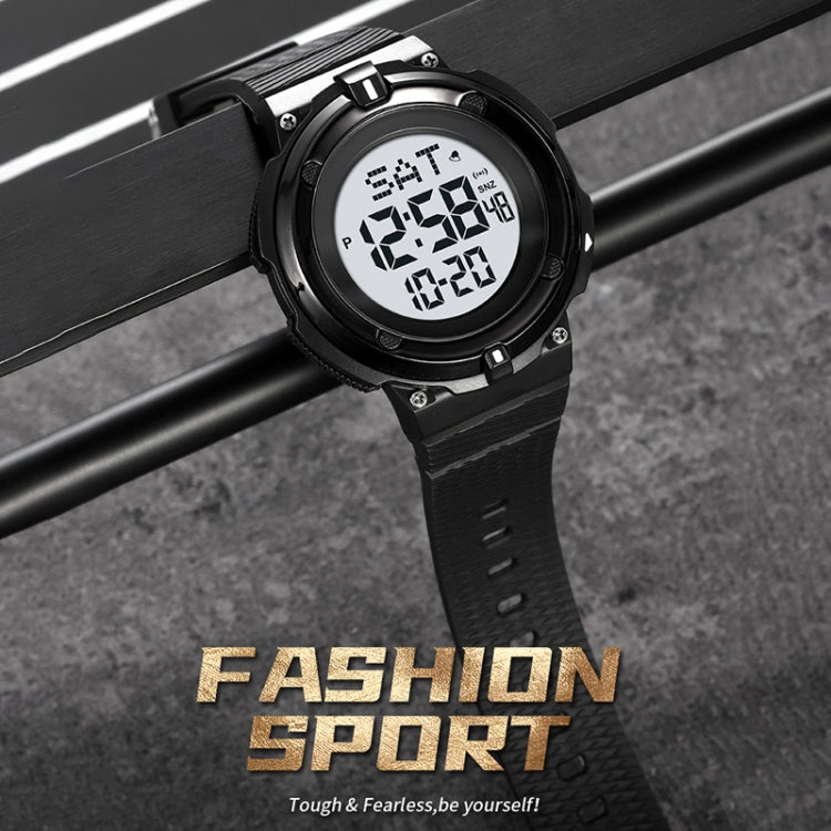 SKMEI 2010 Multifunctional Men 50M Waterproof Luminous Digital Wrist Watch(Black) - free shipping - PMC TechLife - Order now!