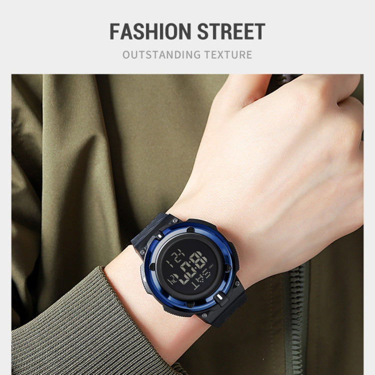 SKMEI 2010 Multifunctional Men 50M Waterproof Luminous Digital Wrist Watch(Rose Gold) - free shipping - PMC TechLife - Order now!