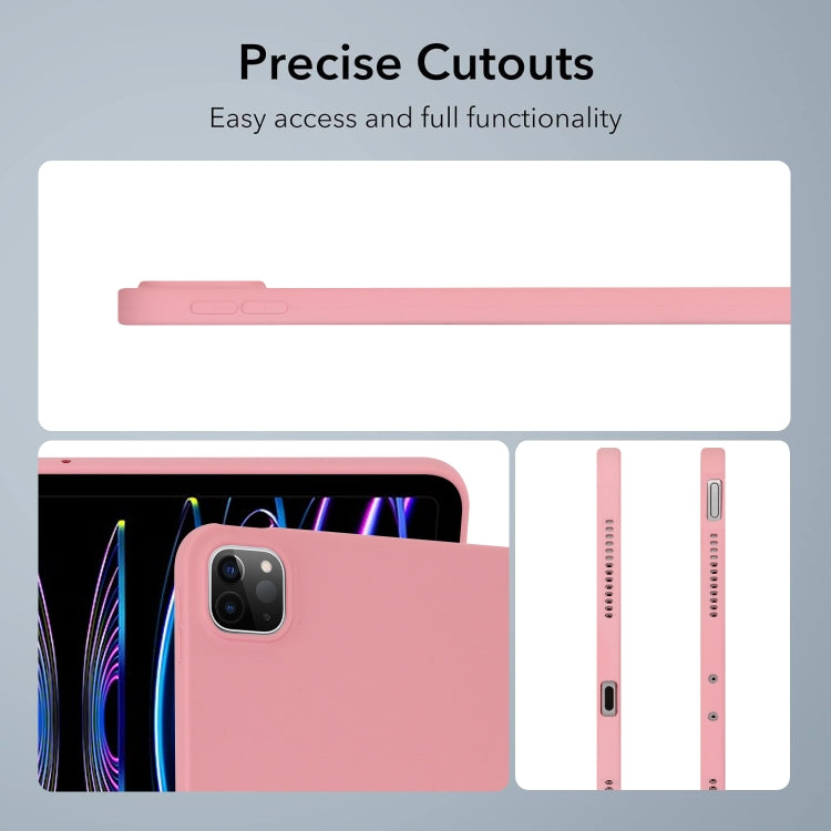 For iPad Air 11 2024 Oil Spray Skin-friendly TPU Tablet Case(Pink) - iPad Air 11 2024 Cases by PMC TechLife | Online Shopping South Africa | PMC TechLife | Buy Now Pay Later Mobicred