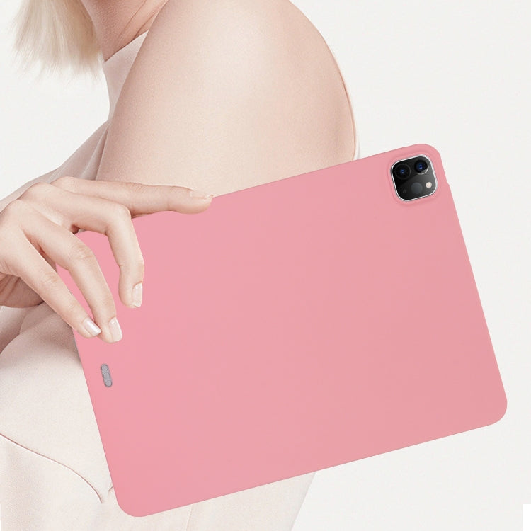 For iPad Air 11 2024 Oil Spray Skin-friendly TPU Tablet Case(Pink) - iPad Air 11 2024 Cases by PMC TechLife | Online Shopping South Africa | PMC TechLife | Buy Now Pay Later Mobicred