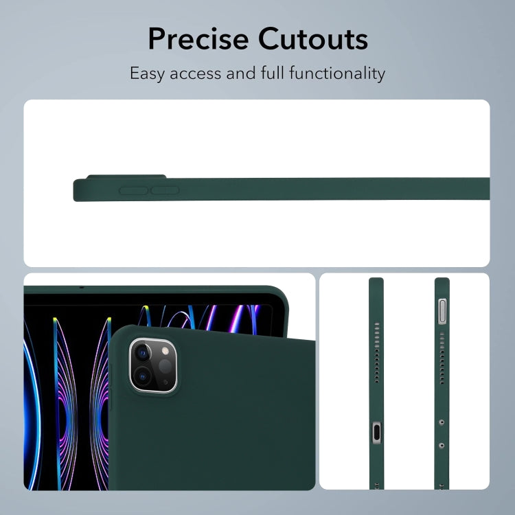 For iPad Air 11 2024 Oil Spray Skin-friendly TPU Tablet Case(Deep Green) - iPad Air 11 2024 Cases by PMC TechLife | Online Shopping South Africa | PMC TechLife | Buy Now Pay Later Mobicred
