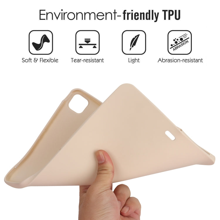 For iPad Air 11 2024 / 2025 Oil Spray Skin-friendly TPU Tablet Case(Milk White) - iPad Air 11 2025 / 2024 Cases by PMC TechLife | Online Shopping South Africa | PMC TechLife | Buy Now Pay Later Mobicred