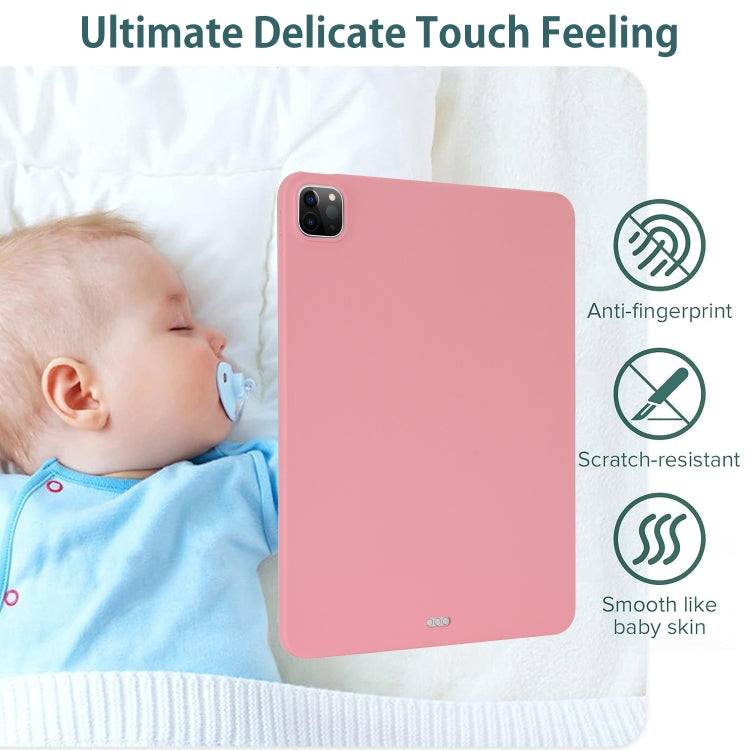 For iPad Air 13 2024 Oil Spray Skin-friendly TPU Tablet Case(Pink) - iPad Air 13 2024 Cases by PMC TechLife | Online Shopping South Africa | PMC TechLife | Buy Now Pay Later Mobicred