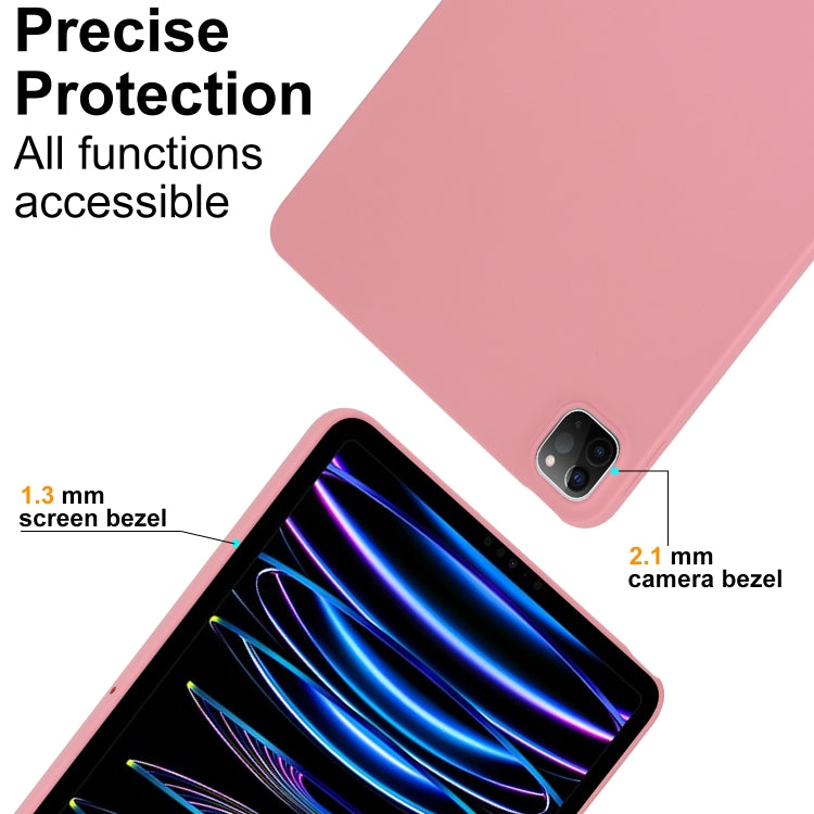 For iPad Air 13 2024 Oil Spray Skin-friendly TPU Tablet Case(Pink) - iPad Air 13 2024 Cases by PMC TechLife | Online Shopping South Africa | PMC TechLife | Buy Now Pay Later Mobicred