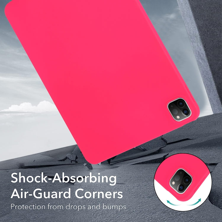 For iPad Air 13 2024 Oil Spray Skin-friendly TPU Tablet Case(Rose Red) - iPad Air 13 2024 Cases by PMC TechLife | Online Shopping South Africa | PMC TechLife | Buy Now Pay Later Mobicred