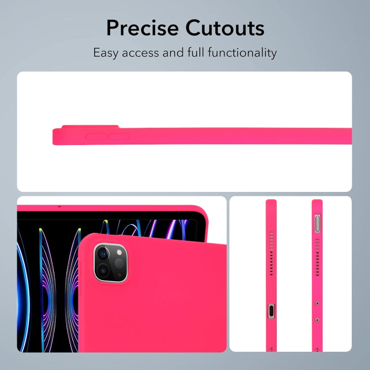 For iPad Air 13 2024 Oil Spray Skin-friendly TPU Tablet Case(Rose Red) - iPad Air 13 2024 Cases by PMC TechLife | Online Shopping South Africa | PMC TechLife | Buy Now Pay Later Mobicred