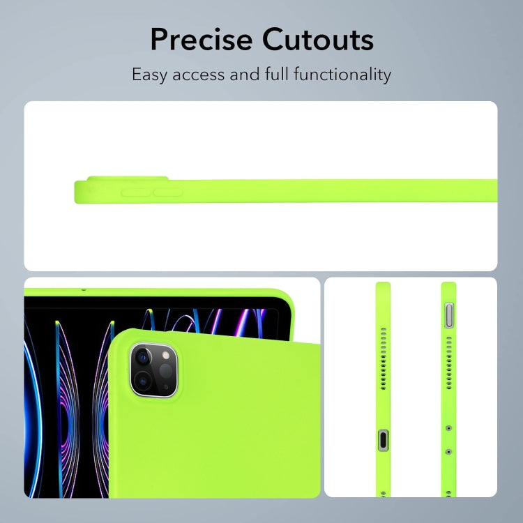 For iPad Air 13 2024 / Air 13 2025 Oil Spray Skin-friendly TPU Tablet Case(Fluorescent Green) - iPad Air 13 2025 / 2024 Cases by PMC TechLife | Online Shopping South Africa | PMC TechLife | Buy Now Pay Later Mobicred