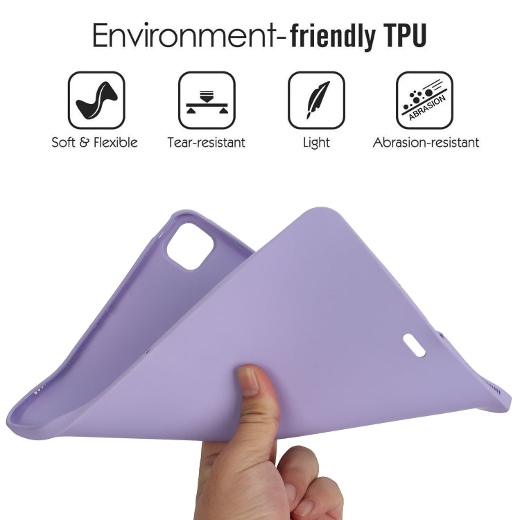 For iPad Air 13 2024 / Air 13 2025 Oil Spray Skin-friendly TPU Tablet Case(Purple) - iPad Air 13 2025 / 2024 Cases by PMC TechLife | Online Shopping South Africa | PMC TechLife | Buy Now Pay Later Mobicred