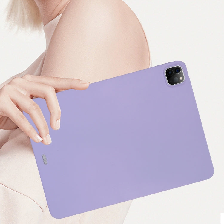 For iPad Air 13 2024 / Air 13 2025 Oil Spray Skin-friendly TPU Tablet Case(Purple) - iPad Air 13 2025 / 2024 Cases by PMC TechLife | Online Shopping South Africa | PMC TechLife | Buy Now Pay Later Mobicred