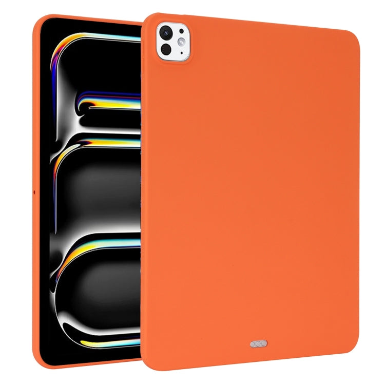 For iPad Pro 13 2024 Oil Spray Skin-friendly TPU Tablet Case(Orange) - iPad Pro 13 2024 Cases by PMC TechLife | Online Shopping South Africa | PMC TechLife | Buy Now Pay Later Mobicred