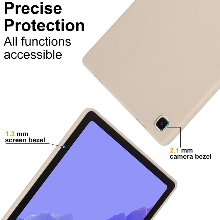 For Samsung Galaxy Tab S9 Oil Spray Skin-friendly TPU Tablet Case(Milk White) - free shipping - PMC Jewellery - Order now!