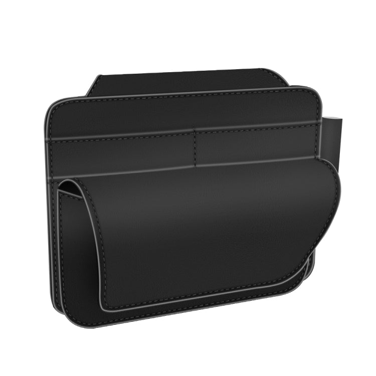3073 Napa Texture Leather Car Removable Glasses Storage Bag(Black) - free shipping - PMC TechLife - Order now!
