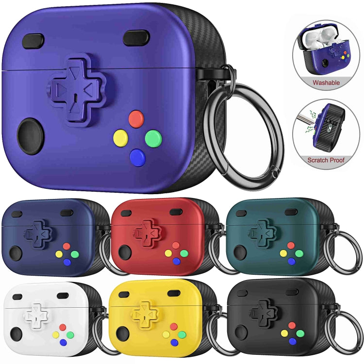 For AirPods Pro Game Console Shape Wireless Earphones Protective Case(Purple) - For AirPods Pro by PMC Jewellery | Online Shopping South Africa | PMC Jewellery | Buy Now Pay Later Mobicred