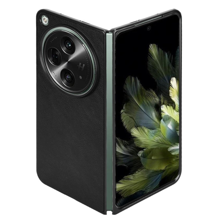 For OPPO Find N3 Litchi Texture Back Cover Phone Case(Black) - Find N3 Cases by PMC TechLife | Online Shopping South Africa | PMC TechLife | Buy Now Pay Later Mobicred