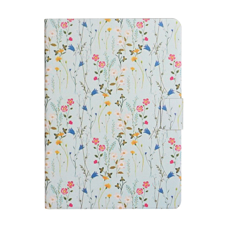 For Samsung Galaxy Tab A9 Flower Pattern Horizontal Flip PU Tablet Case with Sleep / Wake-up Function(Small Floral) - Galaxy Tab A9 by PMC TechLife | Online Shopping South Africa | PMC TechLife