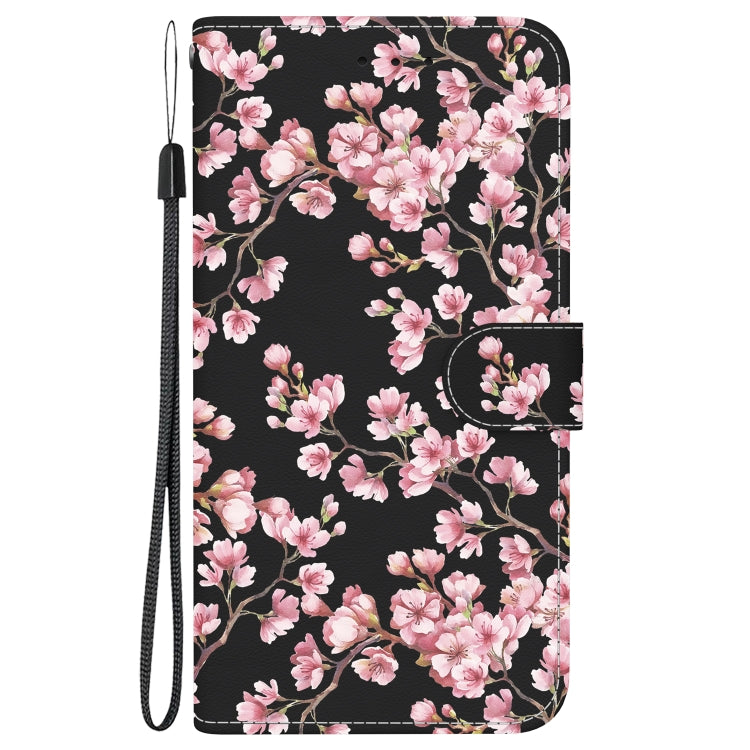 For Google Pixel 9 Crystal Texture Colored Drawing Leather Phone Case(Plum Bossom) - Google Cases by PMC TechLife | Online Shopping South Africa | PMC TechLife | Buy Now Pay Later Mobicred