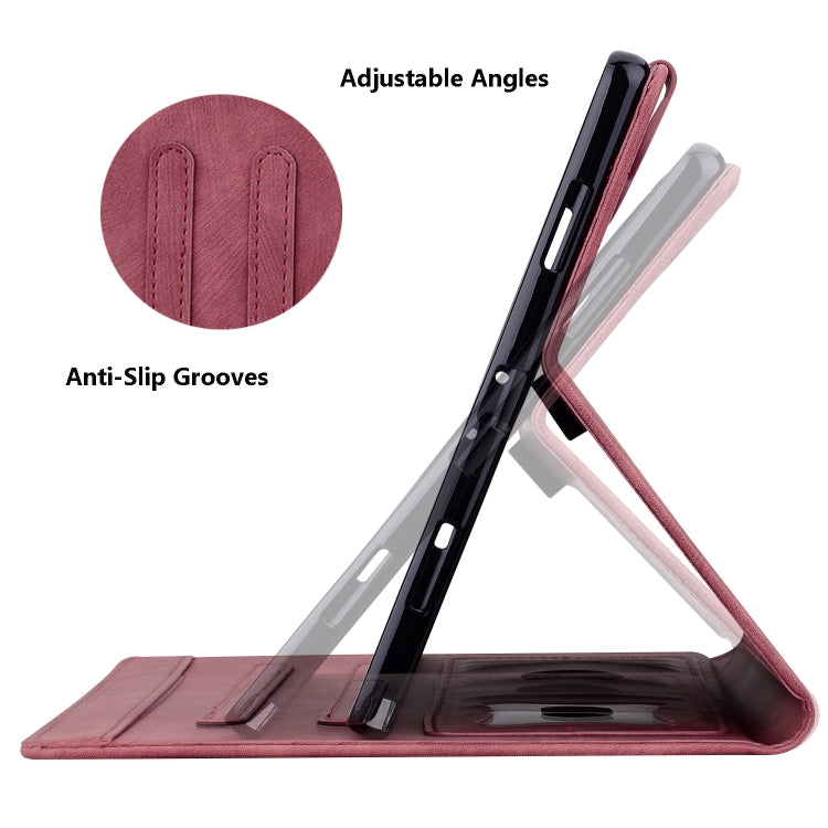 For Lenovo Tab M9 Cartoon Sakura Cat Embossed Leather Tablet Case(Red) - Lenovo by PMC TechLife | Online Shopping South Africa | PMC TechLife | Buy Now Pay Later Mobicred