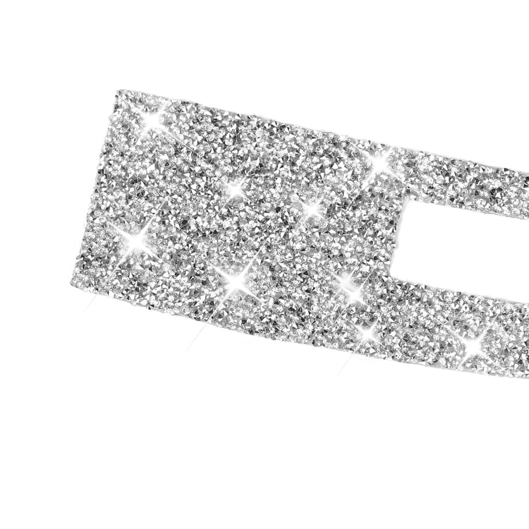 For Ford Mustang Mach E 2021 4 in 1 Car Window Lift Panel Diamond Decorative Sticker, Left Drive - Car Interior Mouldings by PMC TechLife | Online Shopping South Africa | PMC TechLife | Buy Now Pay Later Mobicred